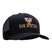 Ram Hunting Embroidered Retro Trucker Cap