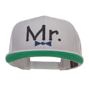 Mr Embroidered Snapback Cap