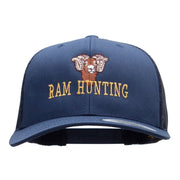 Ram Hunting Embroidered Retro Trucker Cap