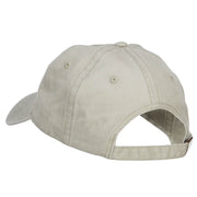 Scaredy Cat Embroidered Washed Cap