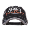 Kick Off Football Embroidered Frayed Bill Cap