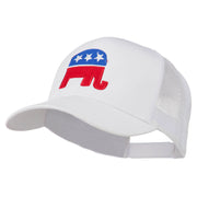 Republican Elephant USA Embroidered Mesh Back Cap