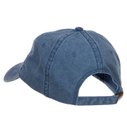 Scaredy Cat Embroidered Washed Cap