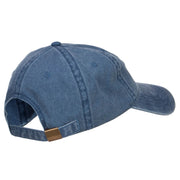 Scaredy Cat Embroidered Washed Cap