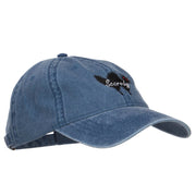 Scaredy Cat Embroidered Washed Cap