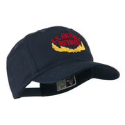 US Air Force Retired Emblem Embroidered Cap