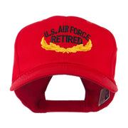 US Air Force Retired Emblem Embroidered Cap