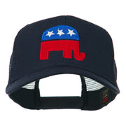 Republican Elephant USA Embroidered Mesh Back Cap