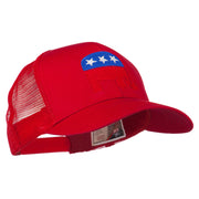 Republican Elephant USA Embroidered Mesh Back Cap