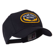 Retired Embroidered Military Patch Cap