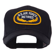 Retired Embroidered Military Patch Cap