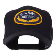 Retired Embroidered Military Patch Cap