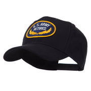 Retired Embroidered Military Patch Cap