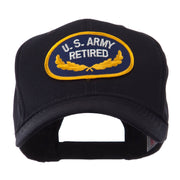 Retired Embroidered Military Patch Cap