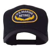 Retired Embroidered Military Patch Cap