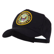 Retired Embroidered Military Patch Cap