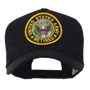 Retired Embroidered Military Patch Cap