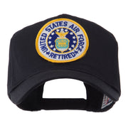 Retired Embroidered Military Patch Cap