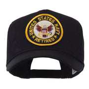 Retired Embroidered Military Patch Cap