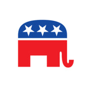 Republican Elephant Symbol Heat Transfers Sticker