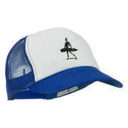 Surf Man Embroidered Foam Mesh Back Cap