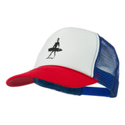 Surf Man Embroidered Foam Mesh Back Cap