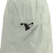 Walking The Dog Embroidered Men's UV 50+ Drawstring Flap Cap - Khaki OSFM