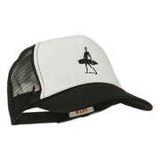 Surf Man Embroidered Foam Mesh Back Cap