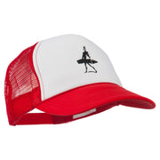 Surf Man Embroidered Foam Mesh Back Cap