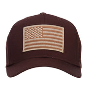 Desert American Flag Patched Cap