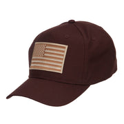 Desert American Flag Patched Cap