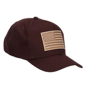 Desert American Flag Patched Cap