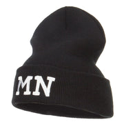 MN Minnesota State Embroidered Long Beanie