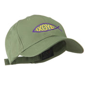 Religious Symbol of Christ Embroidered Cap