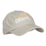 World's Best Grandma Embroidered Washed Cap