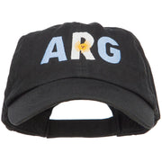 Argentina Embroidered Low Profile Cap