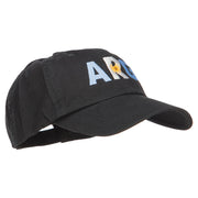 Argentina Embroidered Low Profile Cap