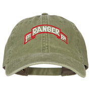 1st Ranger Bn Embroidered Washed Cotton Twill Cap