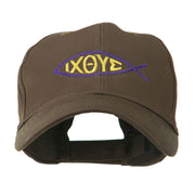 Religious Symbol of Christ Embroidered Cap