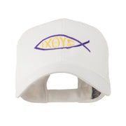 Religious Symbol of Christ Embroidered Cap