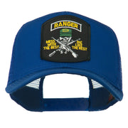 US Army Ranger Patched Mesh Back Cap