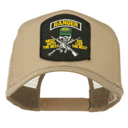 US Army Ranger Patched Mesh Back Cap