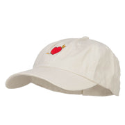 Heart with Arrow Embroidered Low Cap