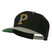 Greek Alphabet RHO Embroidered Two Tone Cap