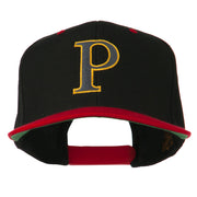 Greek Alphabet RHO Embroidered Two Tone Cap