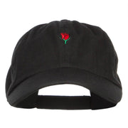 Mini Rose Embroidered Low Cap