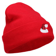 Christmas Hat Embroidered Long Beanie