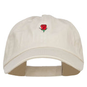 Mini Rose Embroidered Low Cap