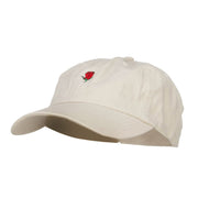 Mini Rose Embroidered Low Cap