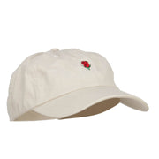 Mini Rose Embroidered Low Cap